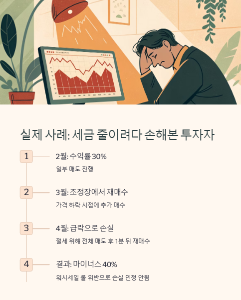 실제 사례 세금 줄이려다 손해본 투자자