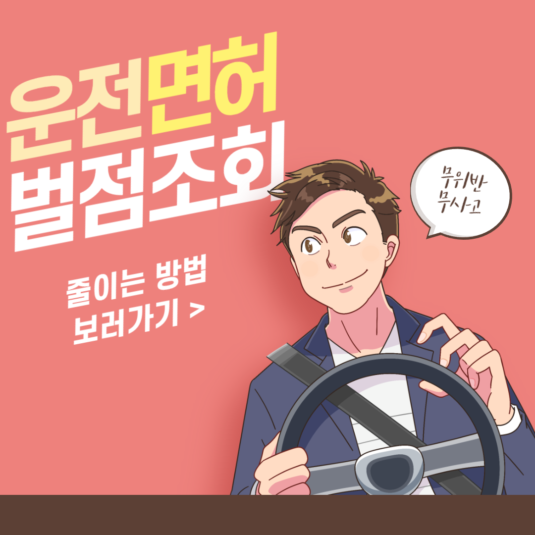 운전면허 벌점 조회