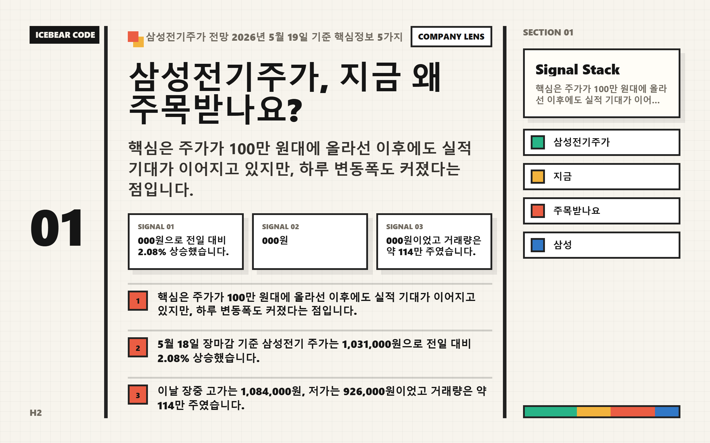 삼성전기주가 지금 왜 주목받나요 핵심 지표 이미지