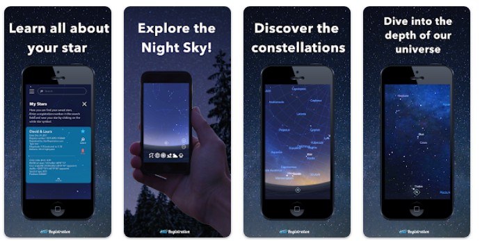 Night Sky Guide앱 기능