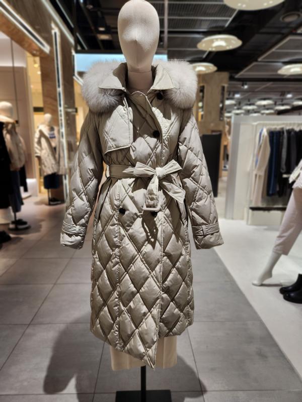 ZOOC 주크 NEW퀄팅 더블버튼 롱 구스패딩- Z224PSG183