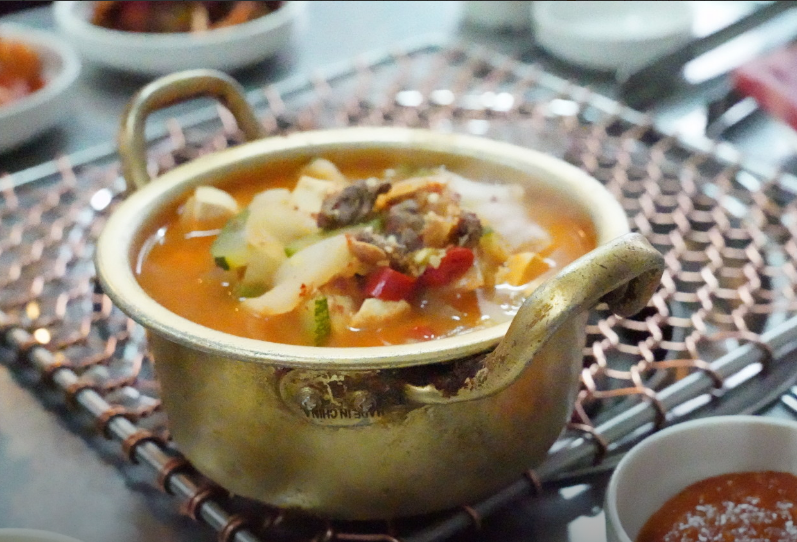 태백산생고기-된장찌개