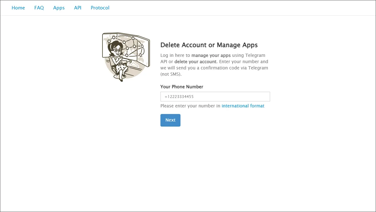 텔레그램 탈퇴 사이트 주소 바로가기