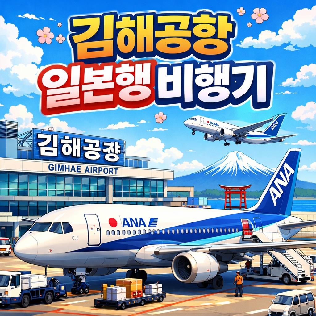 김해공항 일본행 비행기 시간표, 언제 타야 제일 편할까