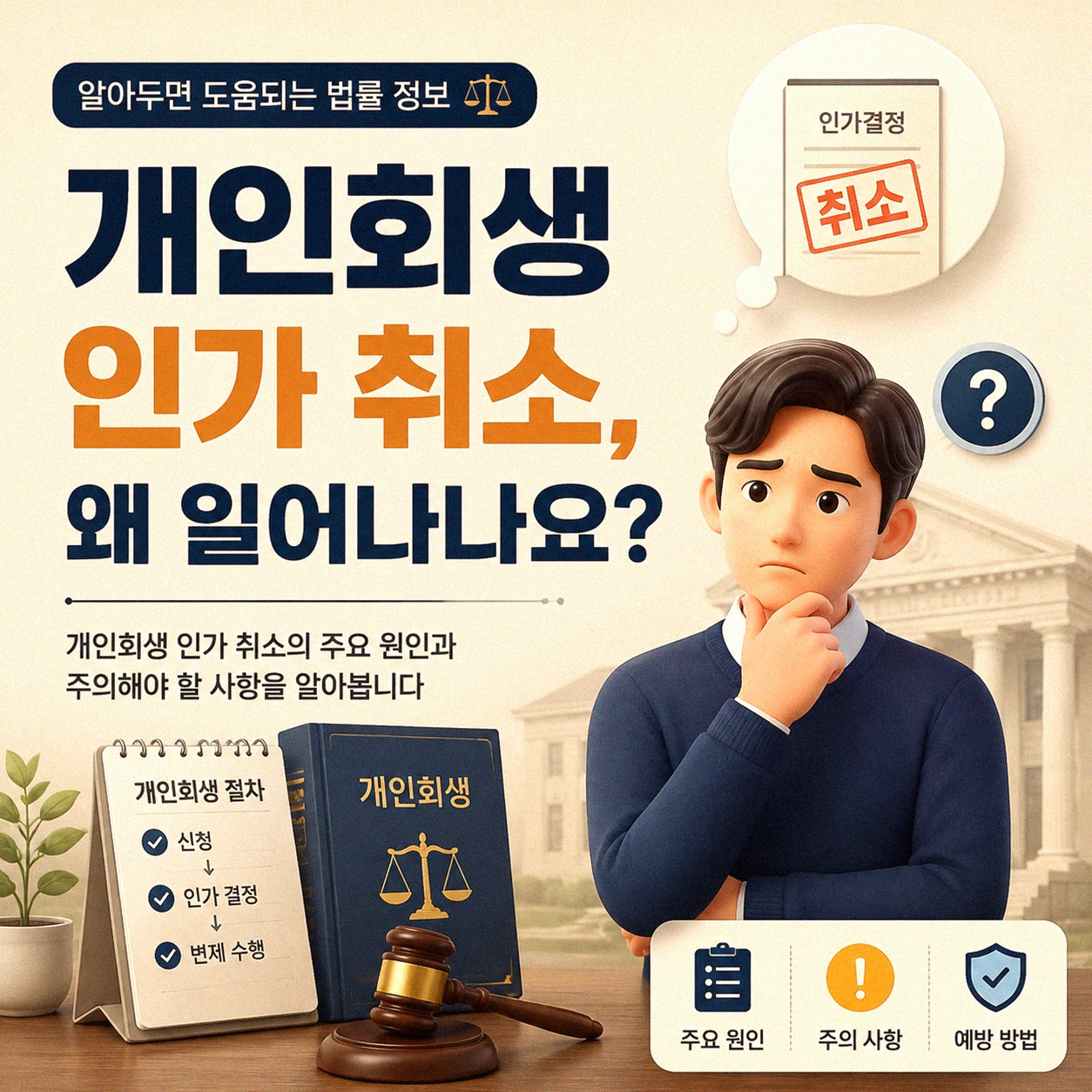 개인회생 절차, 혹시 인가 취소될까 걱정되세요?