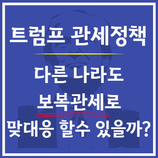 트럼프의 관세정책과 각국의 맞대응