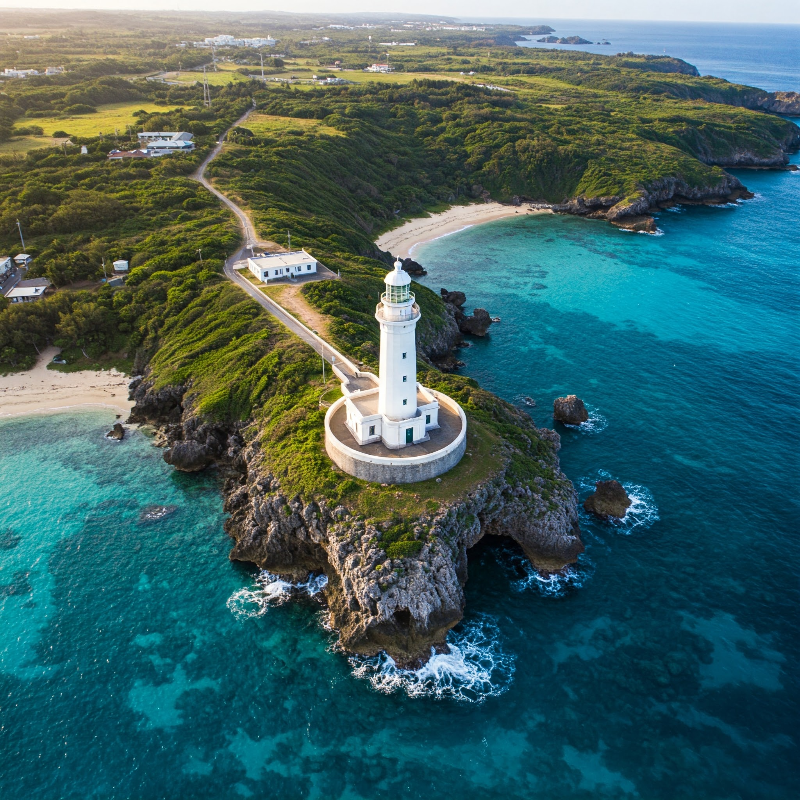 오키나와 잔파 미사키 등대, 일본
