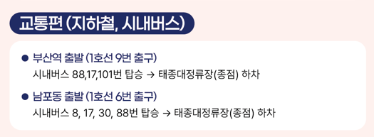 대중교통