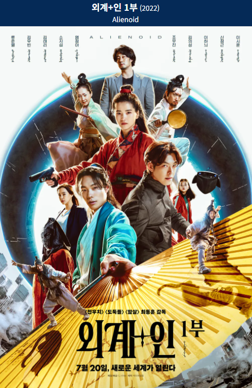 외계+인 1부(2022) 영화 포스터 사진