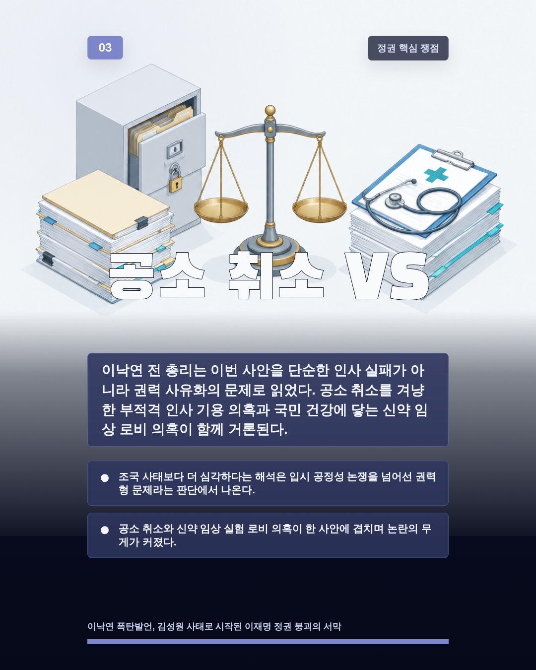 공소 취소 VS