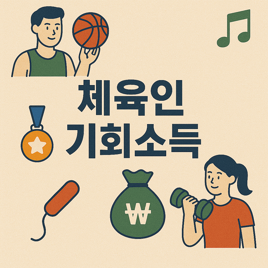 체육인 기회소득 이미지