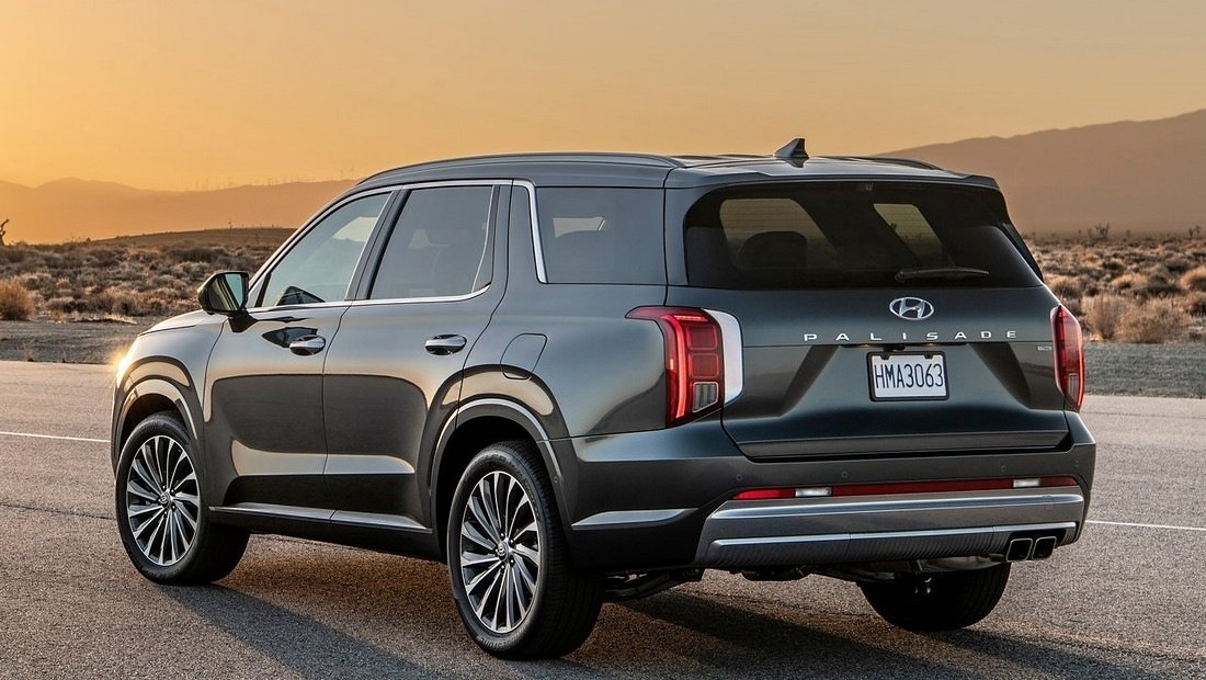 더뉴 팰리세이드 후 측면