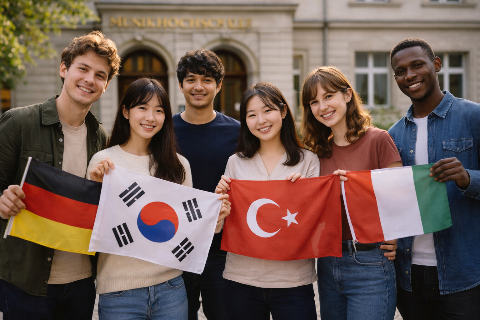 독일 유학 관련 이미지 (국적 구성)