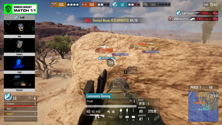 케르베로스, LG, EXO, 트위스티드 마인드가 남은 탑4상황