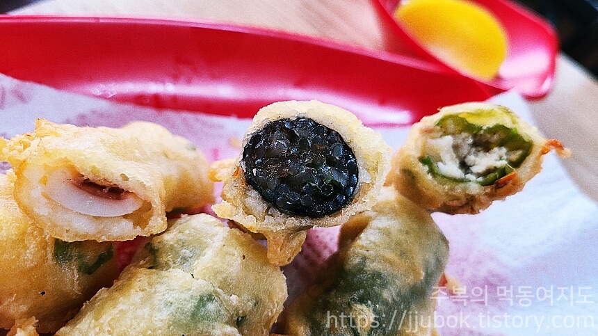 와글이와뽀글이-순대튀김