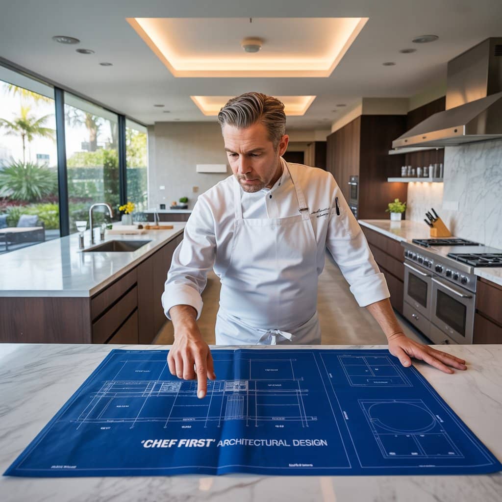 셰프가 설계하는 키친, 상류층 주택의 셰프 퍼스트 건축 디자인 트렌드