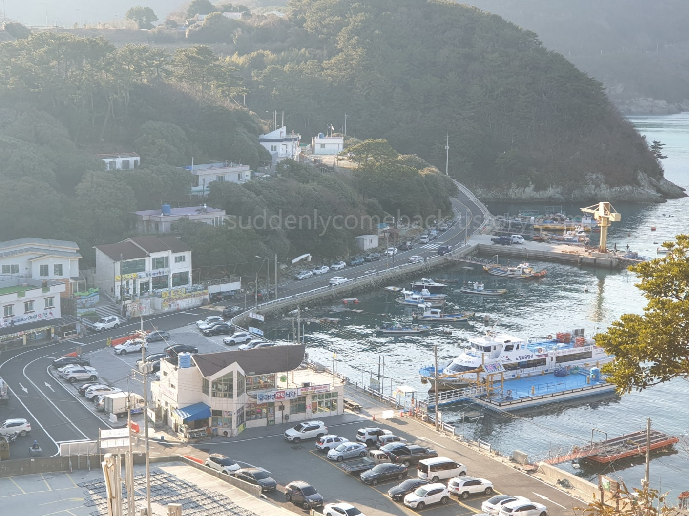 거제-도장포-유람선-매표소-풍경