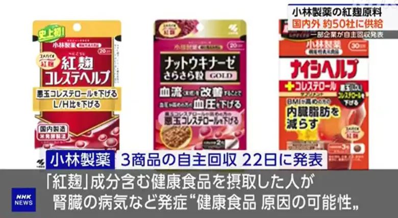 고바야시 홍국제품들