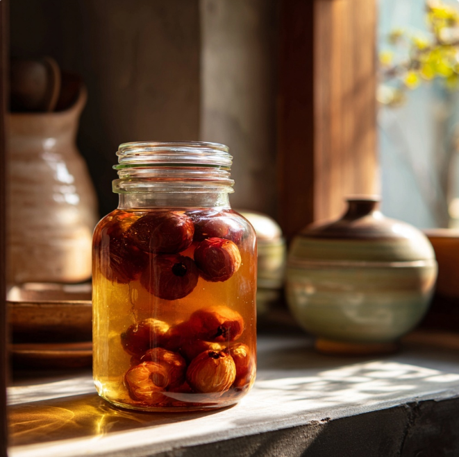 대추차 원액 용기