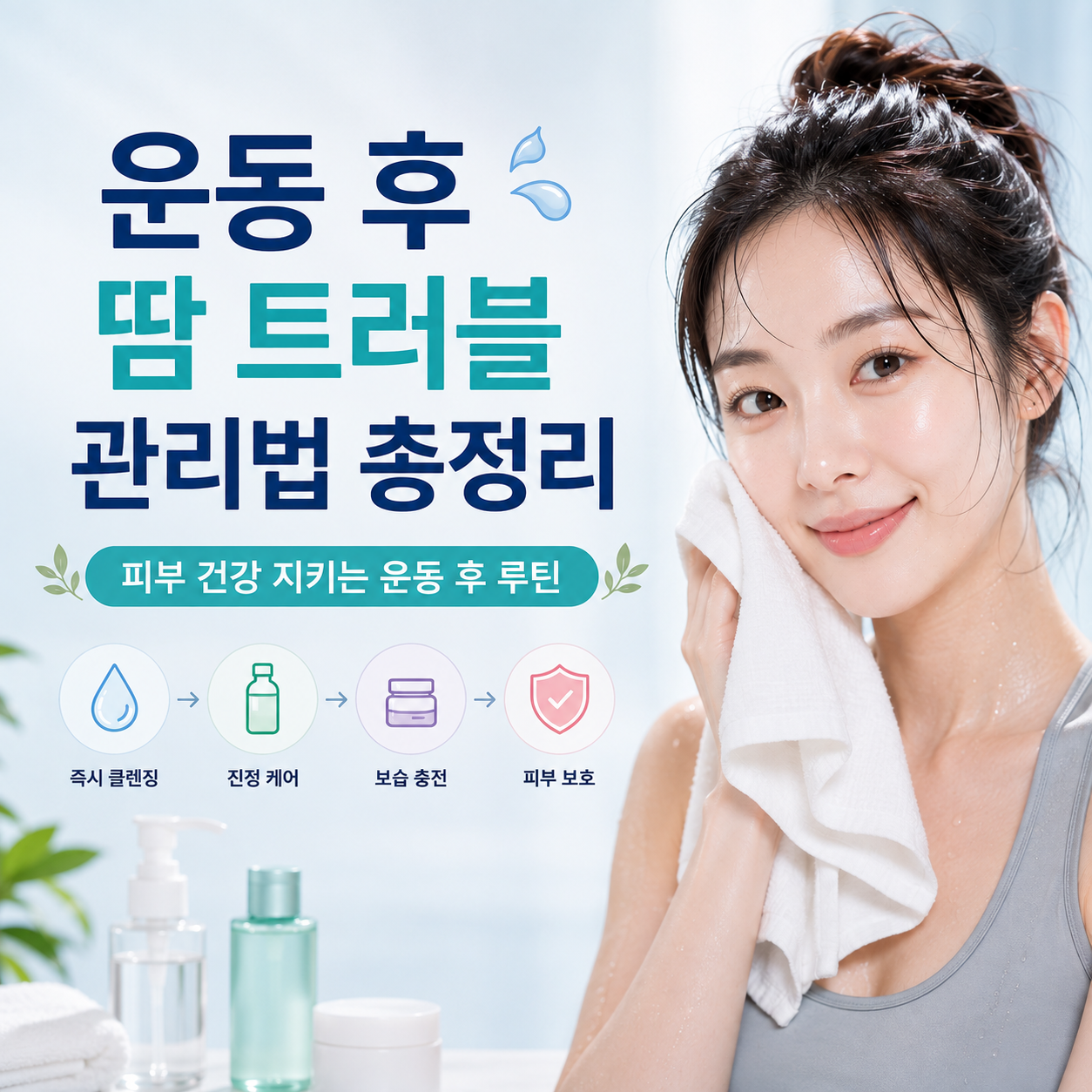 운동 후 땀 트러블 관리법