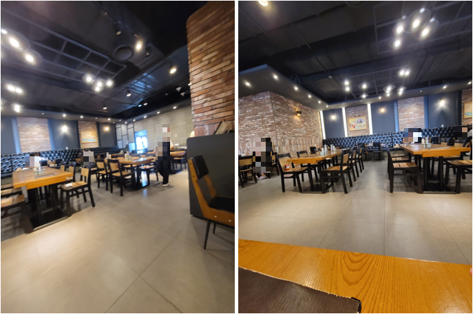 댓짱돈까스 홍대점 넓은 내부