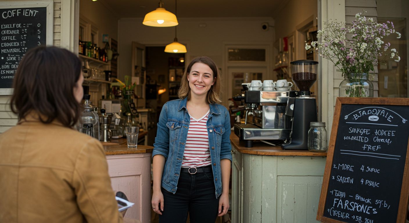 자영업자의 모습