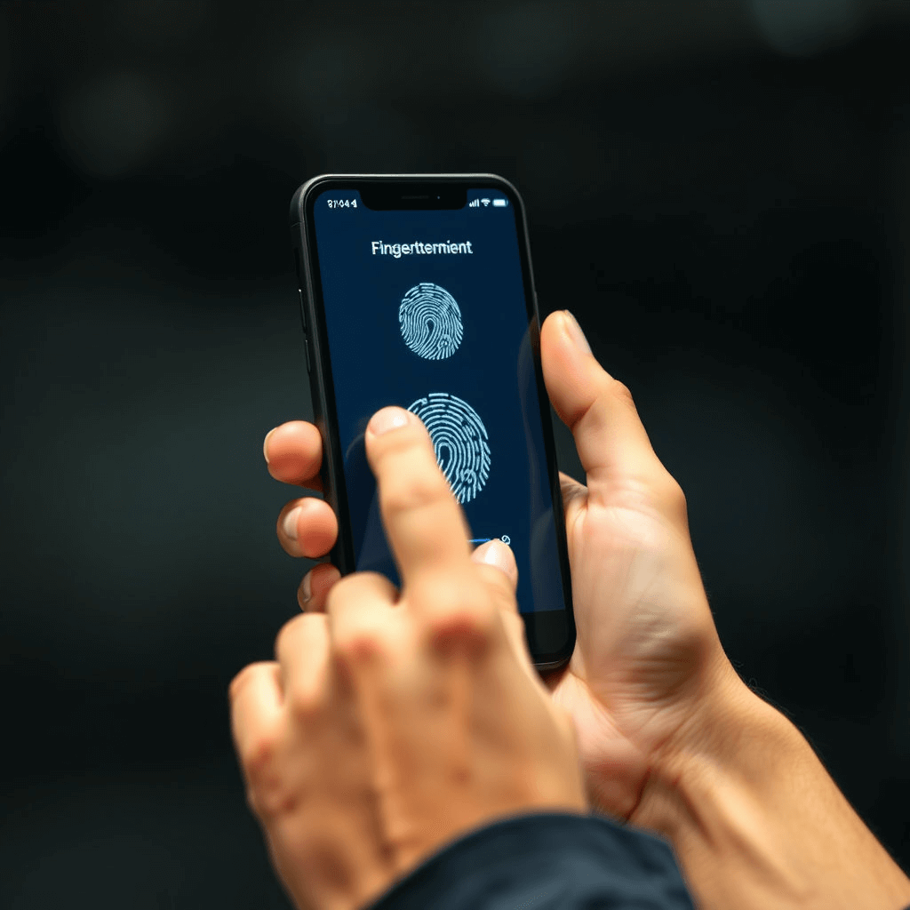 지문 인식 등록 방법