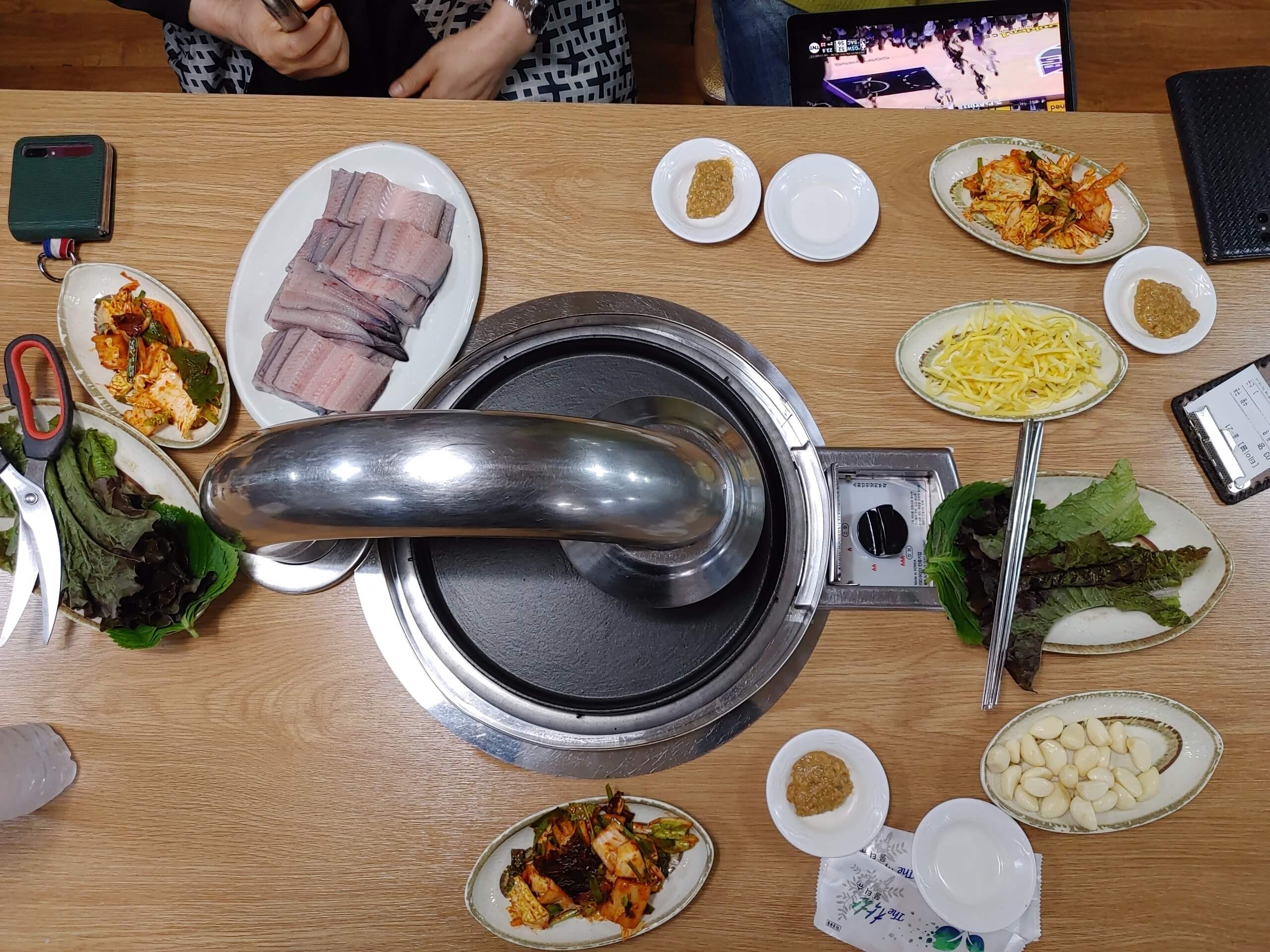 장룡수산_상차림