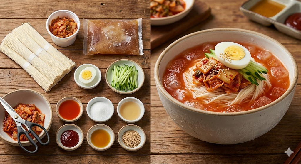 김치말이국수 황금레시피