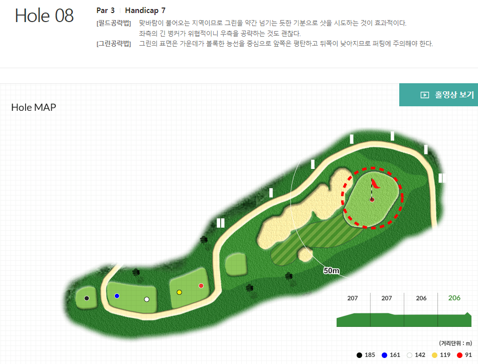 블루원 디아너스 컨트리클럽 밸리코스 8