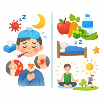 면역력 저하로 나타나는 주요 변화 정리7