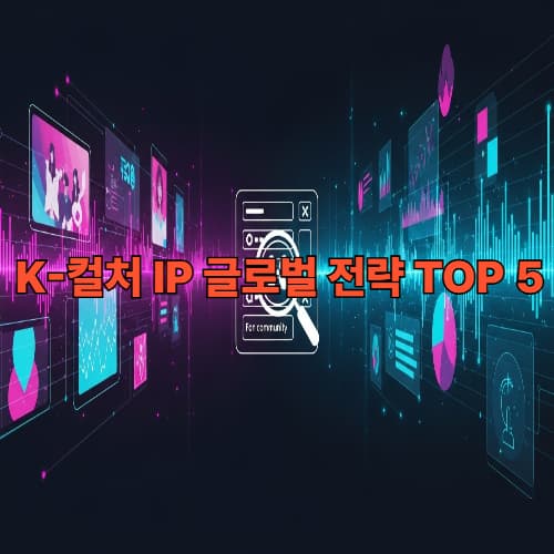 K컬쳐 IP 활용 글로벌 비즈니스 전략 TOP 5: 데이터 기반 팬덤 관리법과 성공 사례