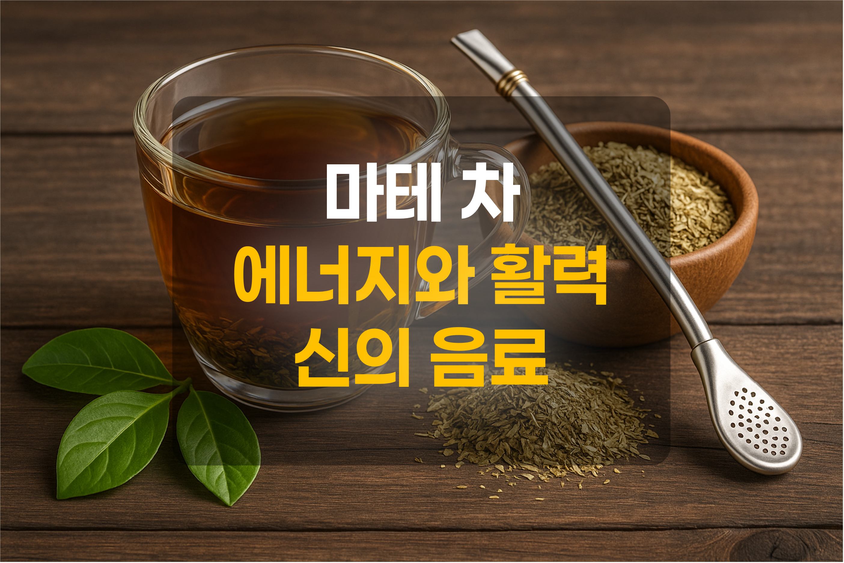 마테차를 표현한 그림