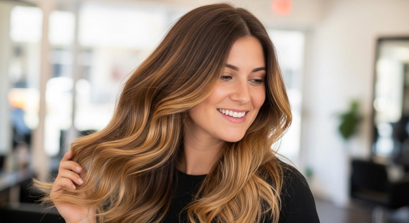 새치 발레아쥬 염색