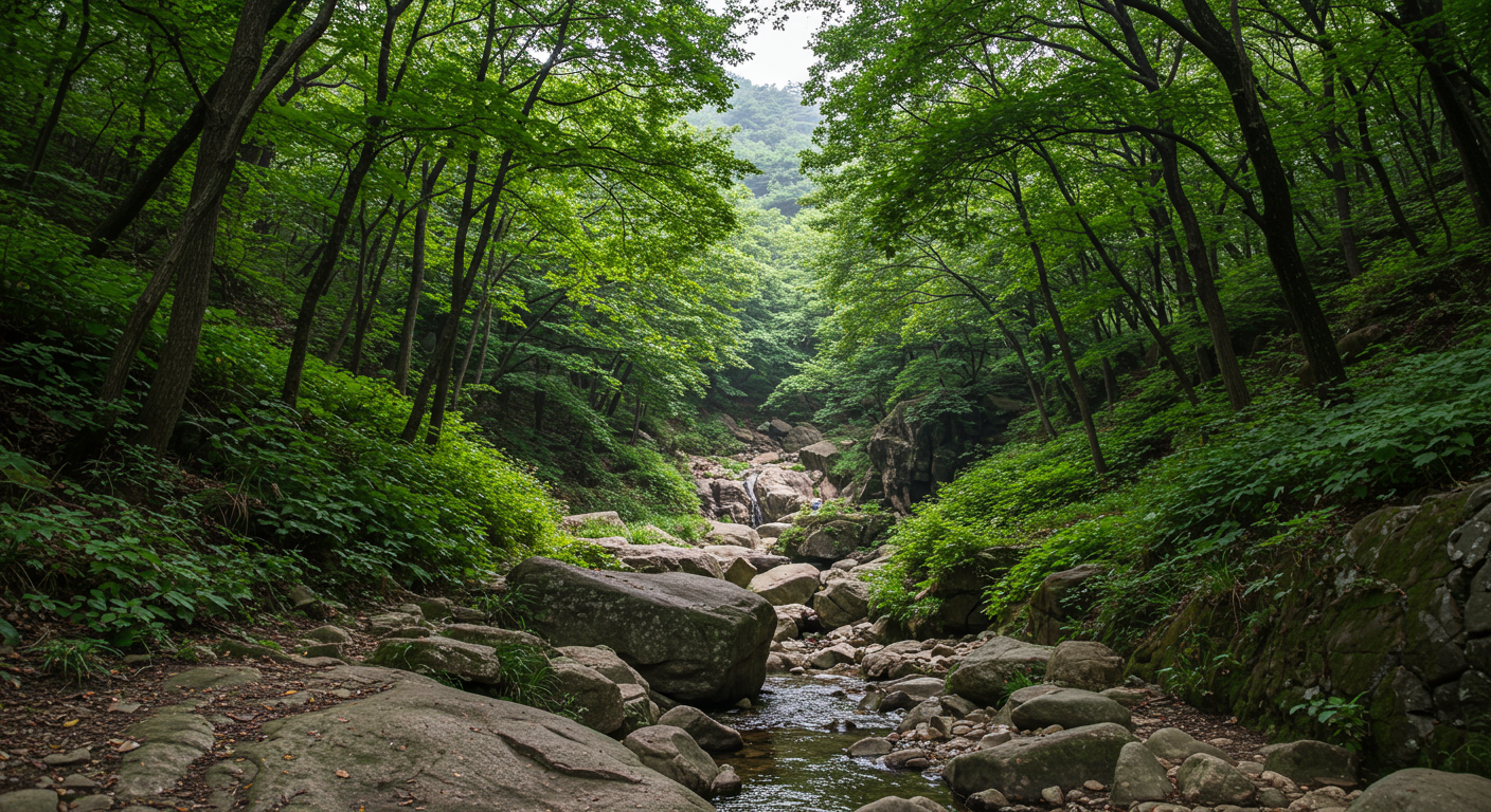 진관사 계곡