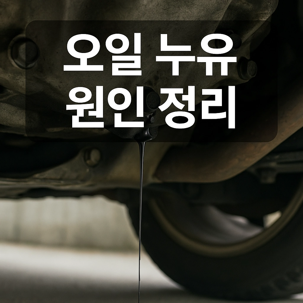 자동차 오일 누유 원인부터 해결 방법까지 한눈에 정리!