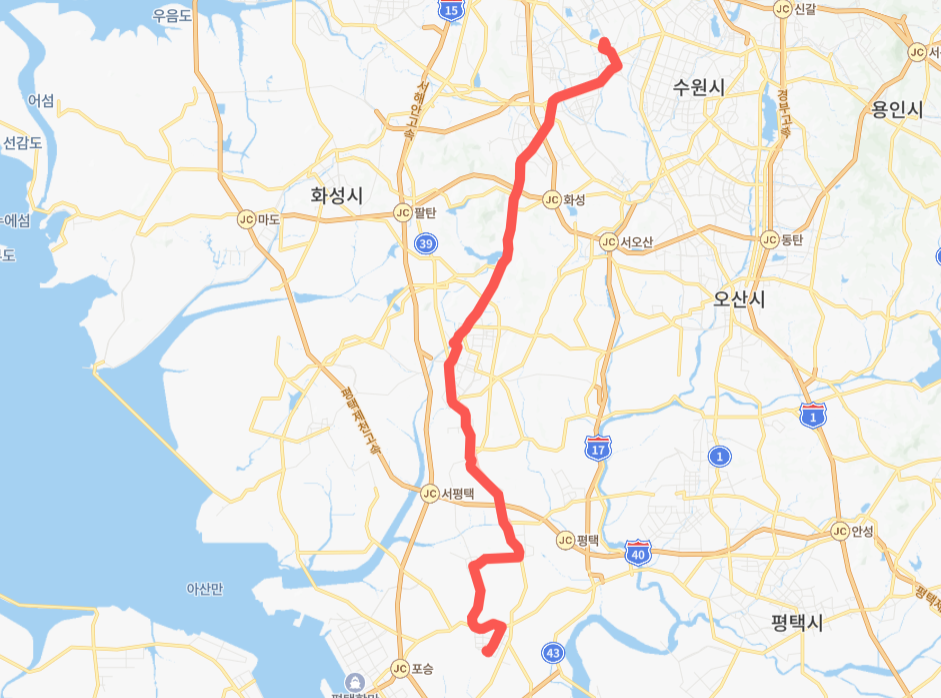 수원-평택-화성-8472번-버스-노선-지도