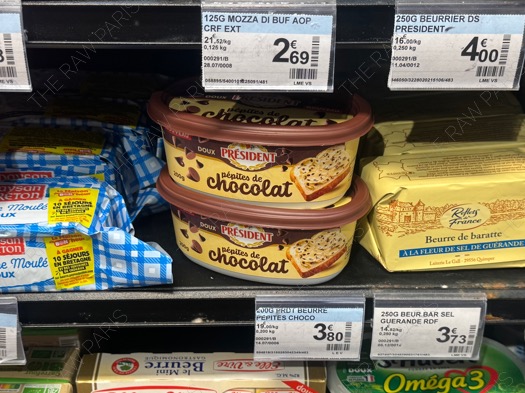 파리 까르푸 프레지덩 초콜릿 버터 Carrefour Paris President Chocolate Butter