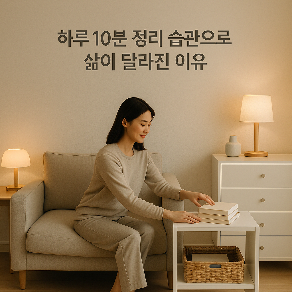 하루 10분 정리 습관으로 삶이 달라진 이유