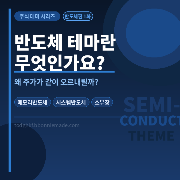 반도체 테마주란 무엇인가 &mdash; 주식 테마 시리즈 반도체편 1화 썸네일