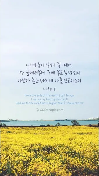 다시 일어설 힘을 주는 성경 구절 10선_6