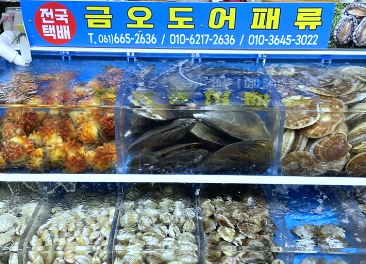 여수수산시장-금오도어패류