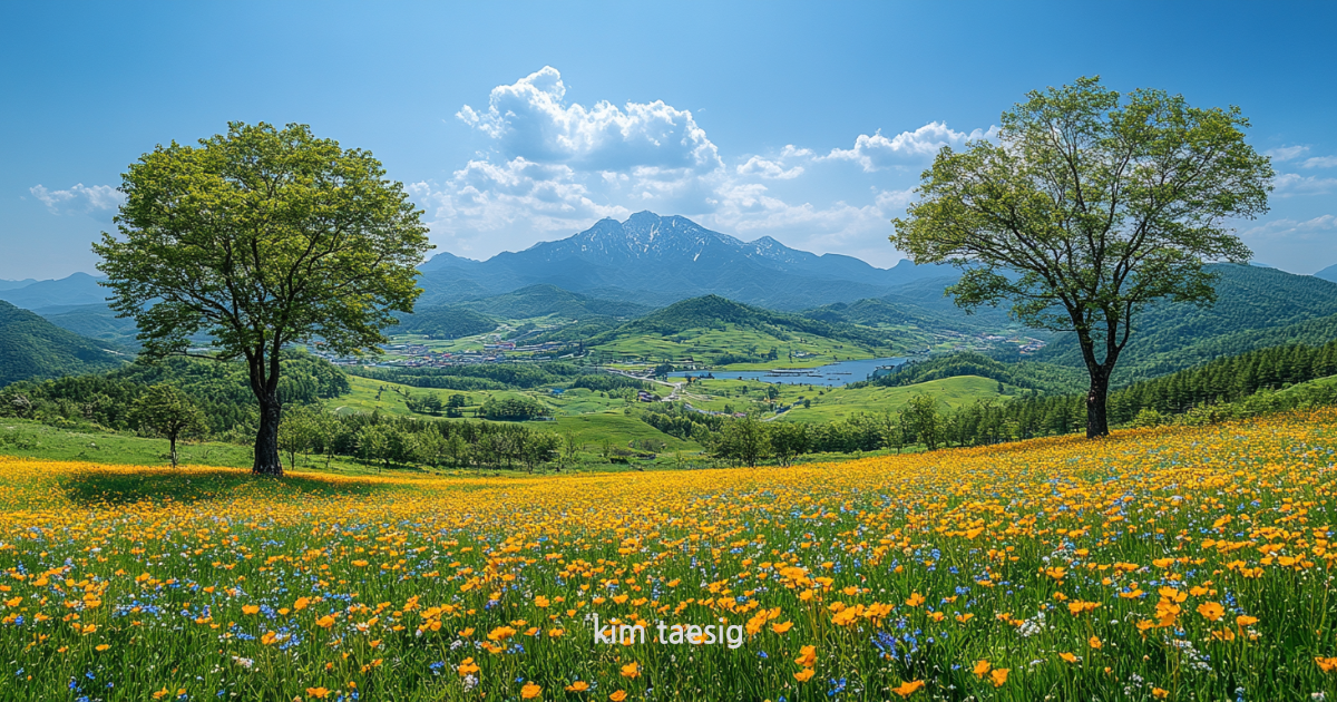가리산의 사계절