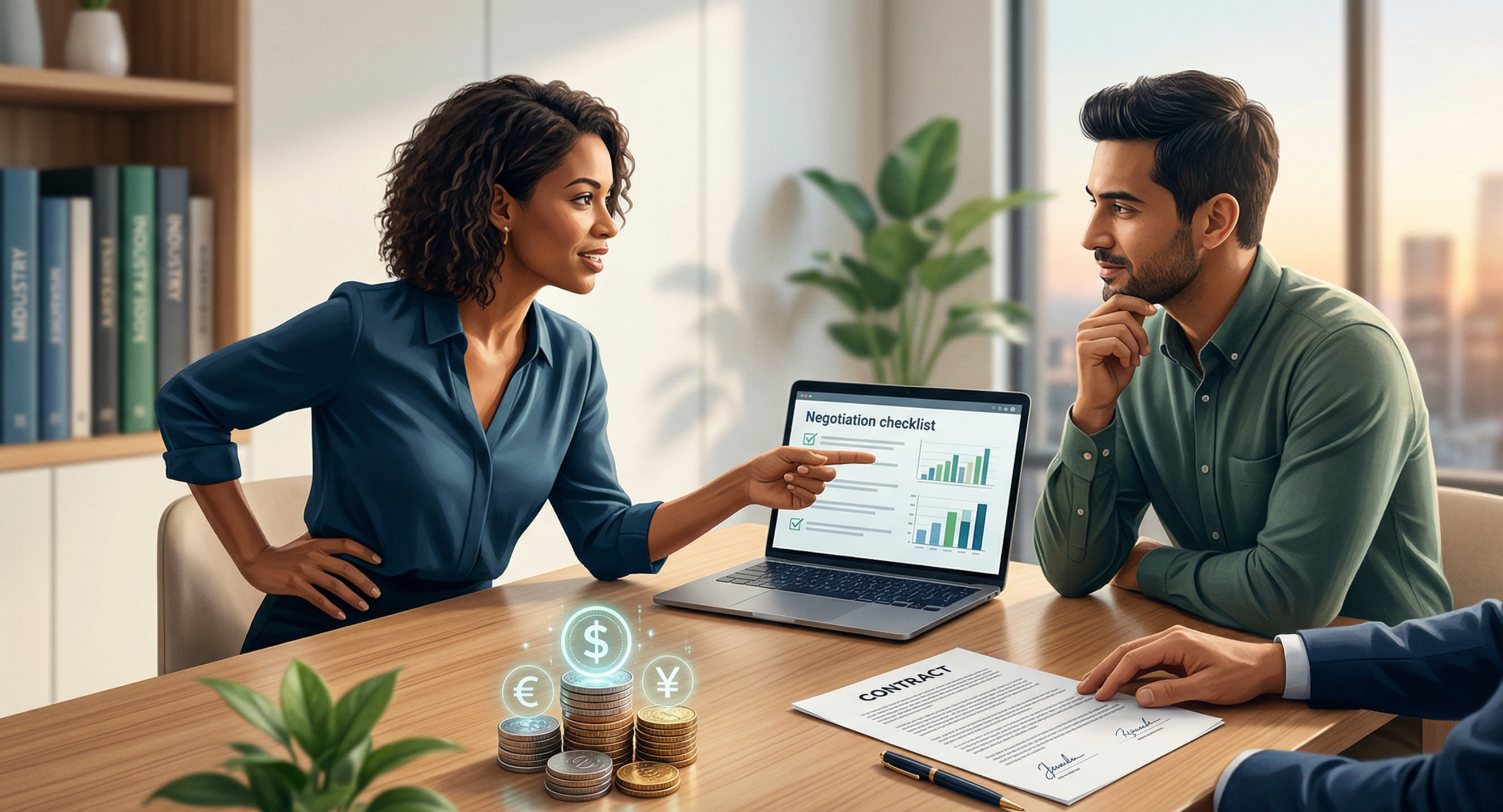 기업 협찬(브랜디드 콘텐츠) 단가 협상 및 계약 기술 관련 이미지