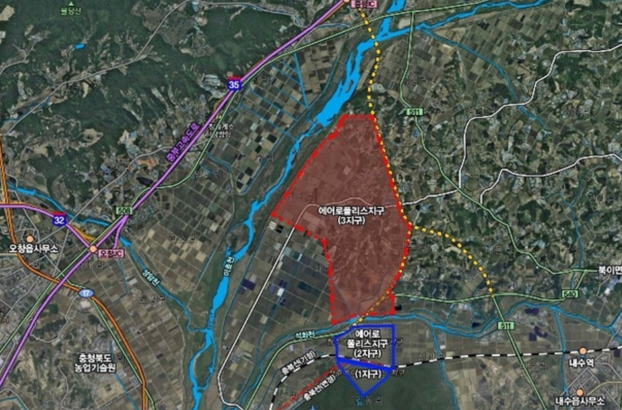 청주-에어로폴리스-지구-위치도