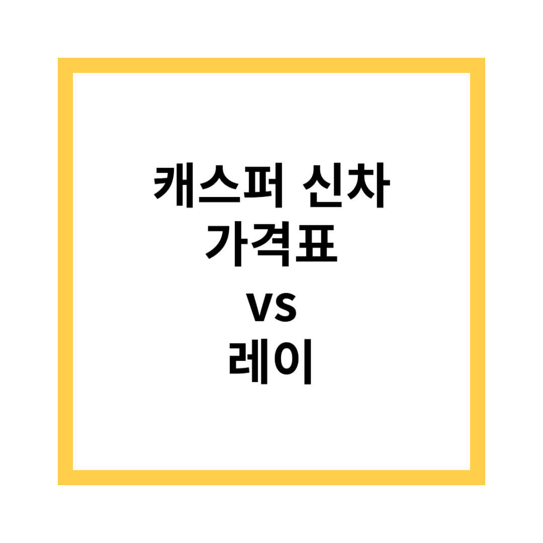 현대 더 뉴 캐스퍼