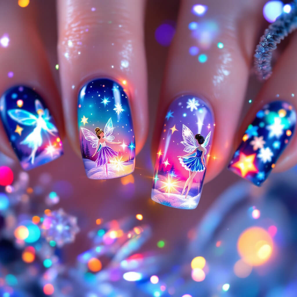 크리스마스 네일