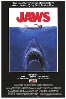 영화 죠스 포스터.