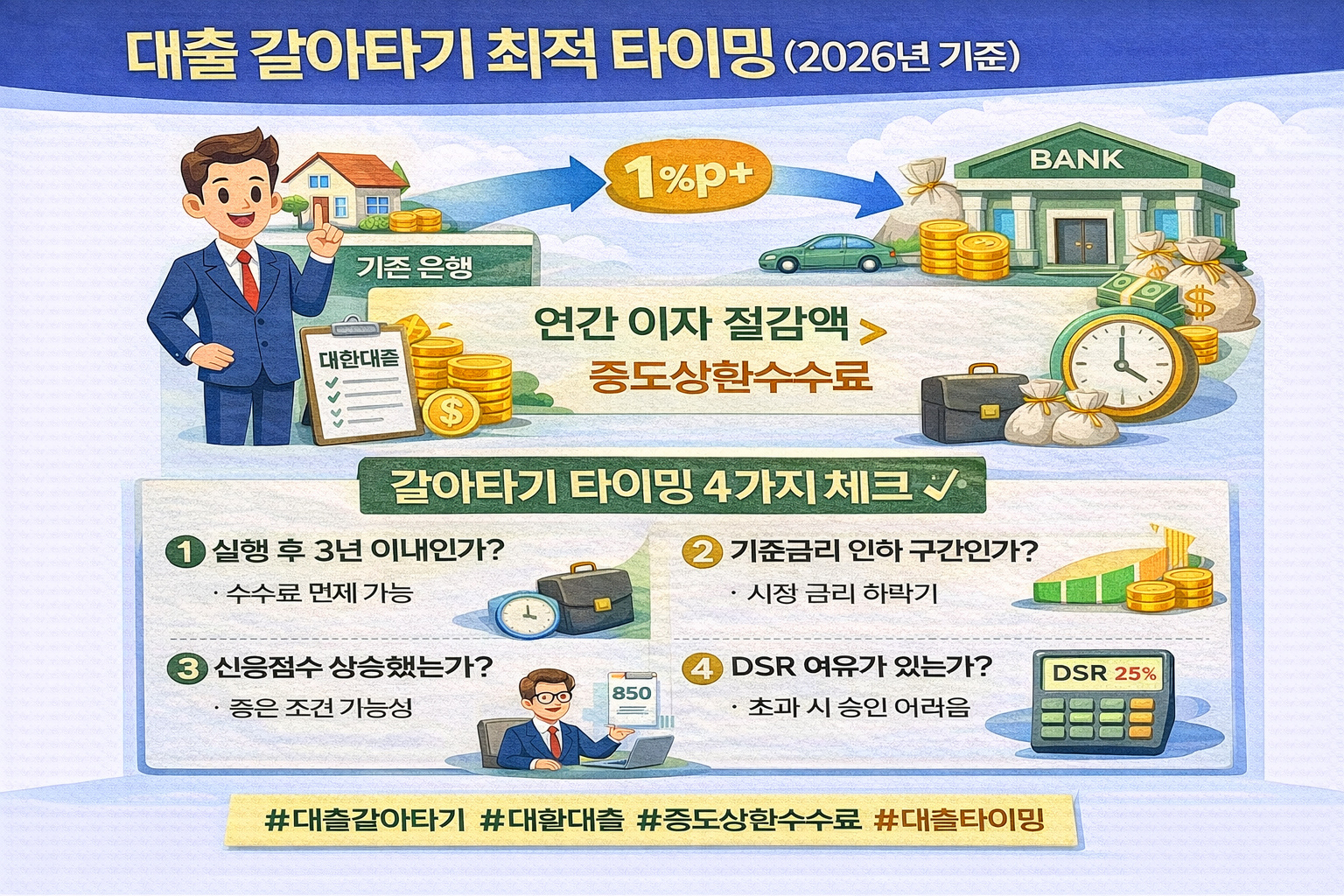 2026년 대출 갈아타기 최적 타이밍