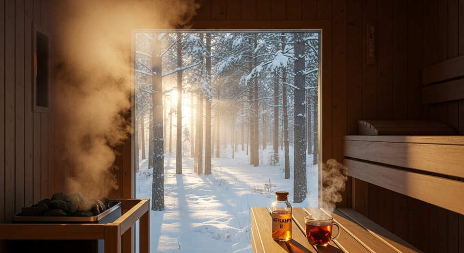 북유럽 겨울건강 (사우나, 비타민D, 자연)
